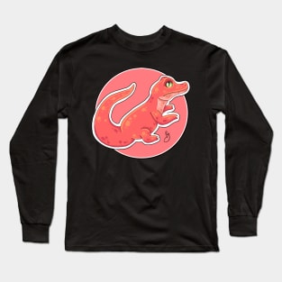 Red Crocodile Long Sleeve T-Shirt